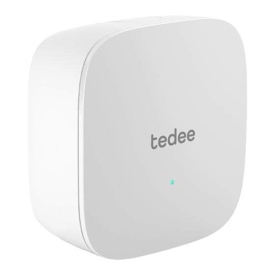 tedee bridge TBV1.0 Guide D'installation Et D'utilisation