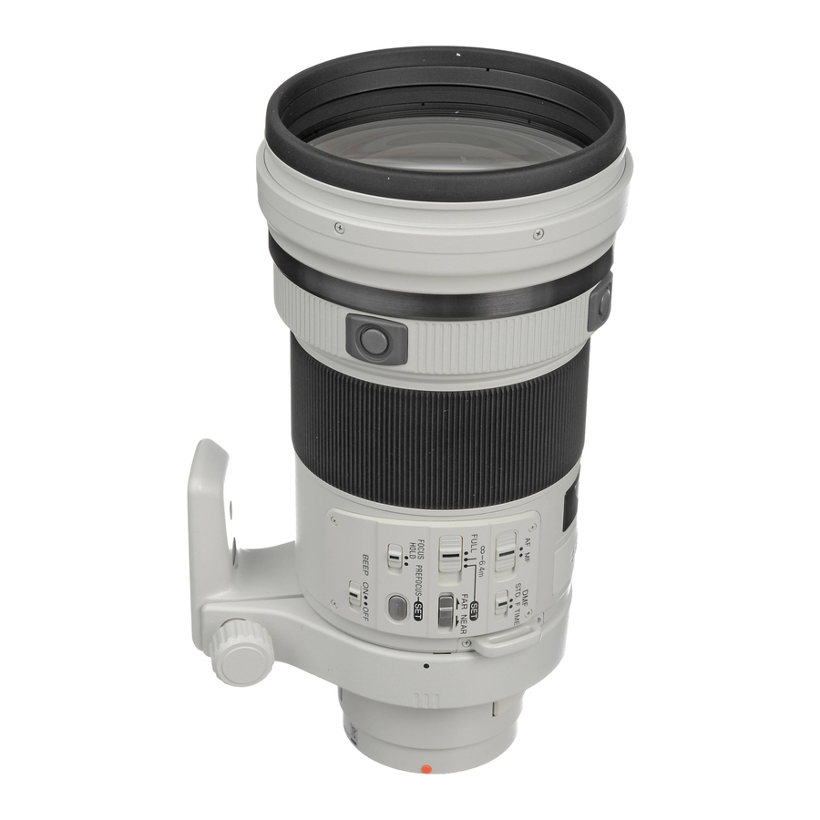 Sony SAL300F28G Mode D'emploi