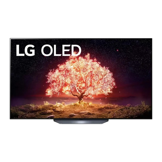 LG OLED65B1 Manuel D'utilisation