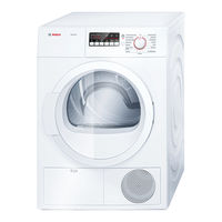 Bosch WTB86200UC Manuel D'utilisation Et D'entretien