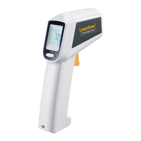 LaserLiner ThermoSpot One Mode D'emploi