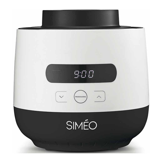 Simeo YVA760 Notice D'utilisation