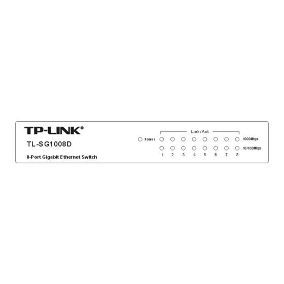 TP-Link TL-SG1005D Guide De L'utilisateur