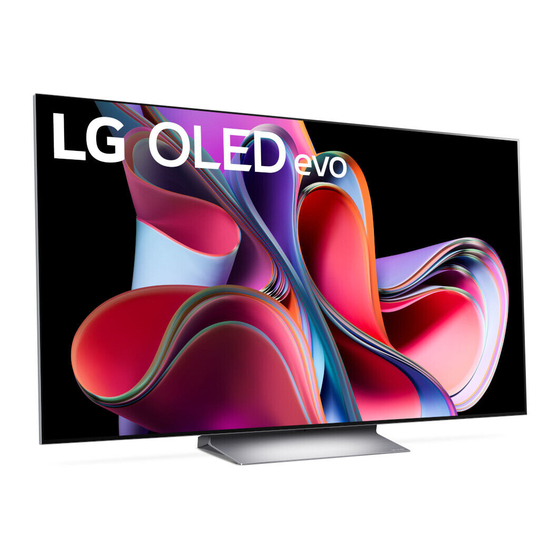 LG OLED55G3PUA Mode D'emploi