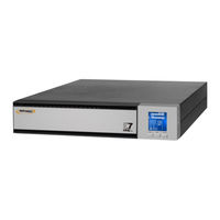 INFOSEC UPS SYSTEM E7 One 3000 RT IEC Manuel Utilisateur