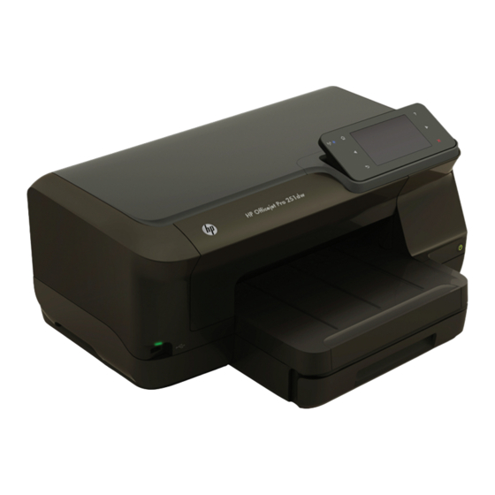 HP OFFICEJET PRO 251DW Guide De L'utilisateur