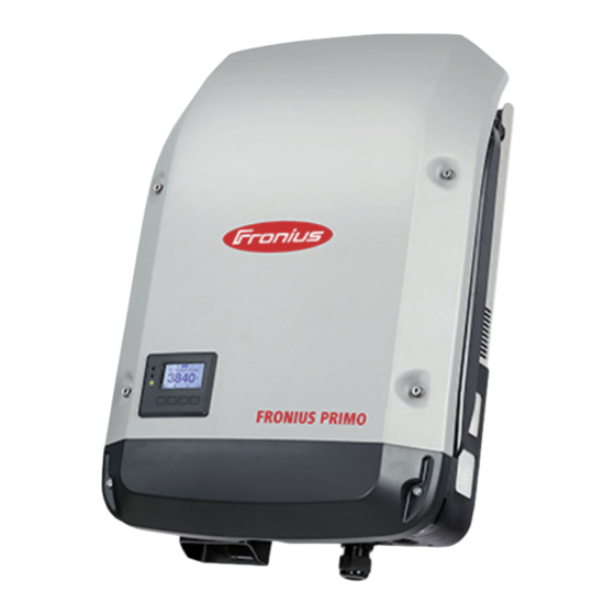 Fronius Primo Instructions D'installation