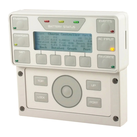OutBack Power MATE3 Manuel De L'opérateur