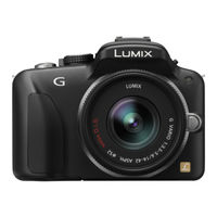 Panasonic Lumix DMC-G3 Mode D'emploi De Base