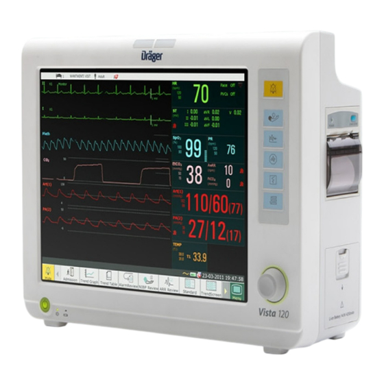 Dräger Vista 120 Notice D'utilisation