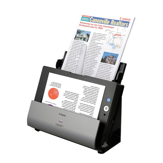 Canon imageFORMULA DR-C125W Guide De Configuration