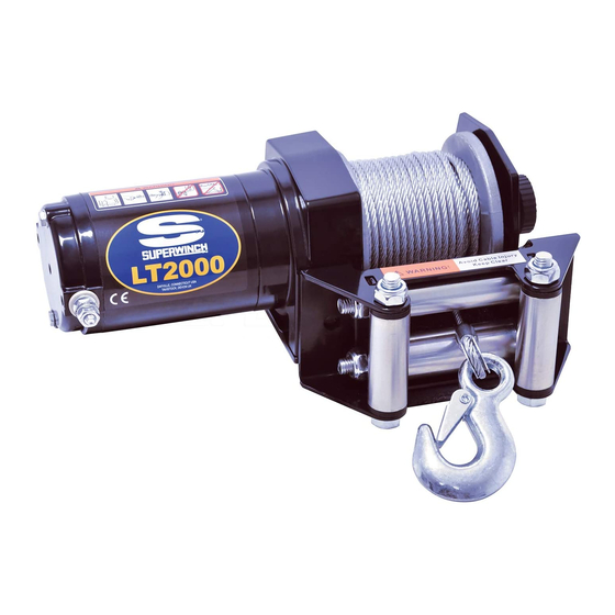 Superwinch LT2000 Guide Du Propriétaire