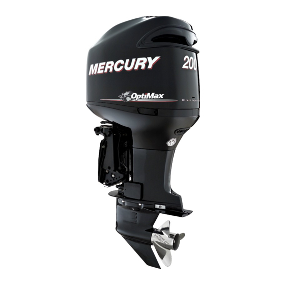 Mercury Marine OptiMax Série Manuels