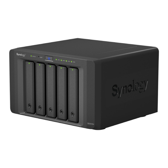 Synology DiskStation DS1515+ Guide D'installation Rapide