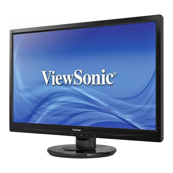 ViewSonic VA2445-LED Guide De L'utilisateur