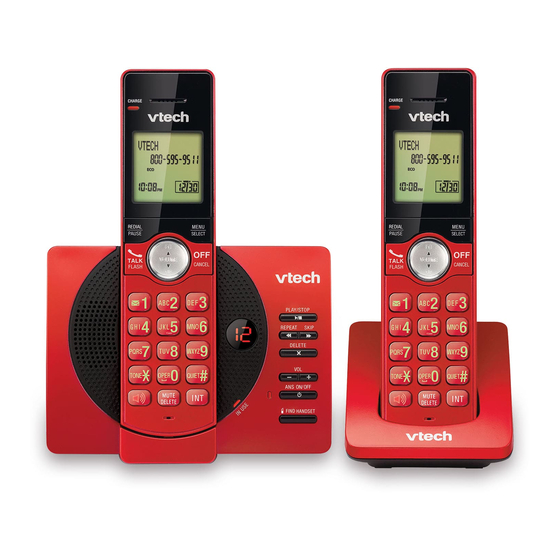 VTech CS6729-2 Deux combinés sans fil et répondeur téléphonique avec  afficheur / appel en attente 