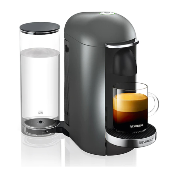 NESPRESSO VERTUO MODE D'EMPLOI Télécharger le Pdf ManualsLib
