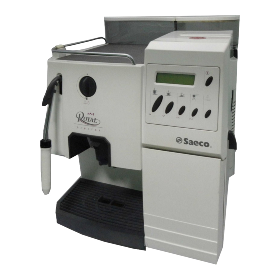 SAECO ROYAL DIGITAL SUP 015 INSTRUCTIONS D'EMPLOI ET D'ENTRETIEN