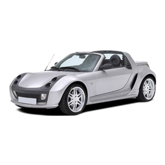 SMART Roadster Notice D'utilisation