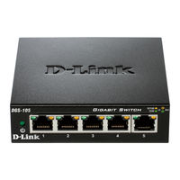 D-Link DGS-105 Manuel D'utilisation