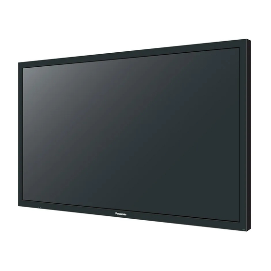 Panasonic TH-65BFE1W Mode D'emploi