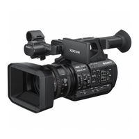Sony PXW-Z190V Mode D'emploi