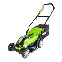 Greenworks Tools 2505107 Manuel D'utilisation