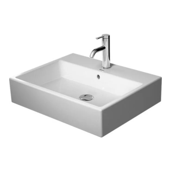 DURAVIT Vero Air 760418 Notice De Montage