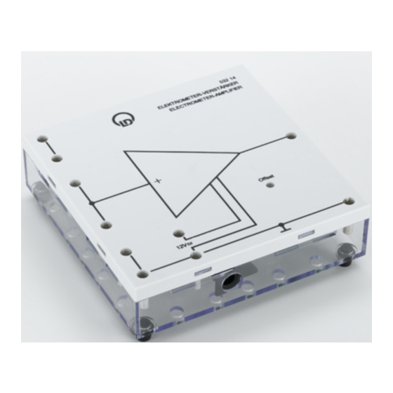 LEYBOLD 532 14 Mode D'emploi