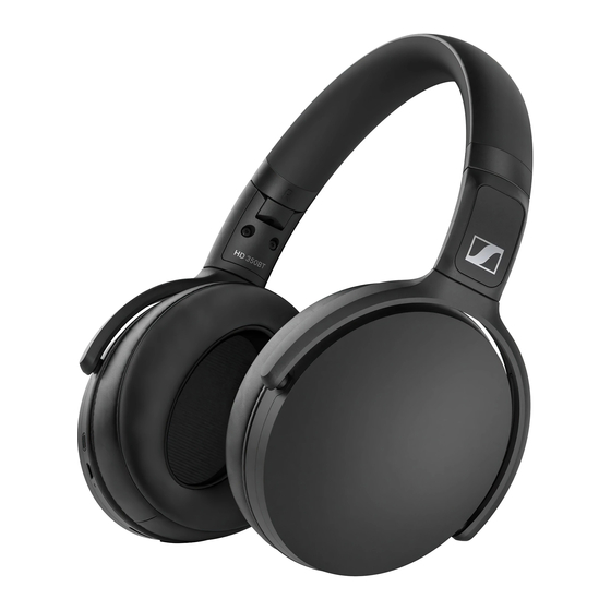 Sennheiser HD 350BT Notice D'emploi