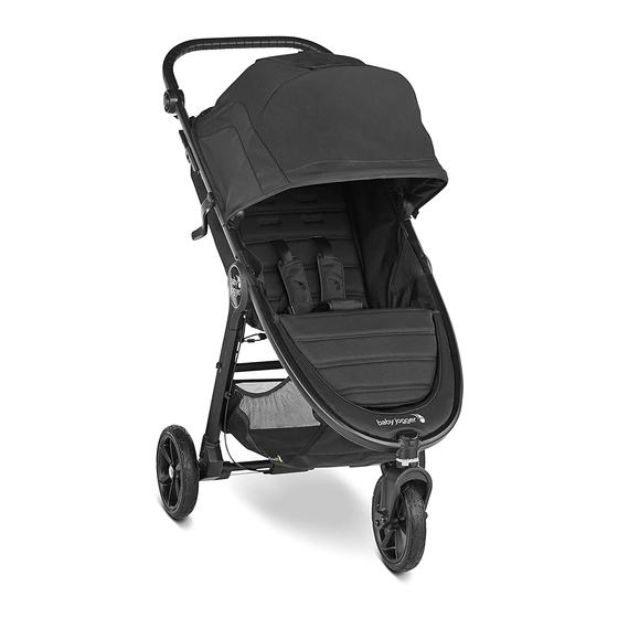 Baby Jogger city mini GT2 Directives De Montage