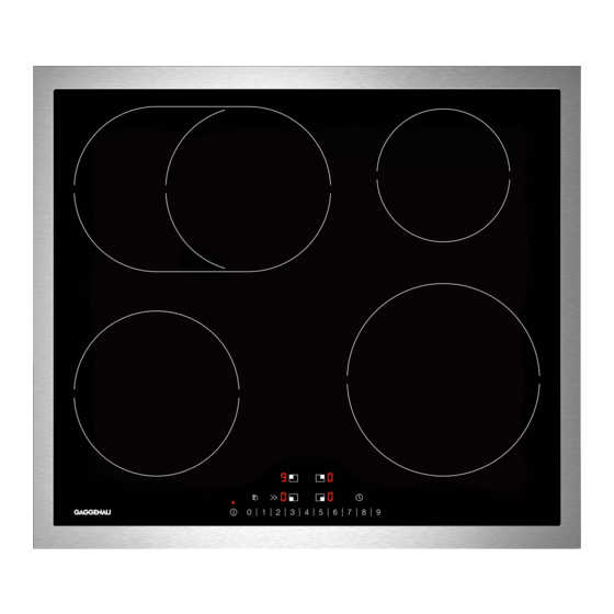 Gaggenau CI 261 Notice D'utilisation