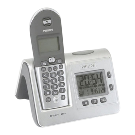 Philips DECT 214 Mode D'emploi