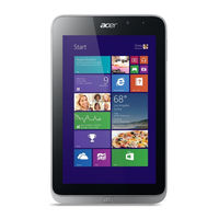 Acer Iconia W4-821 Guide Rapide