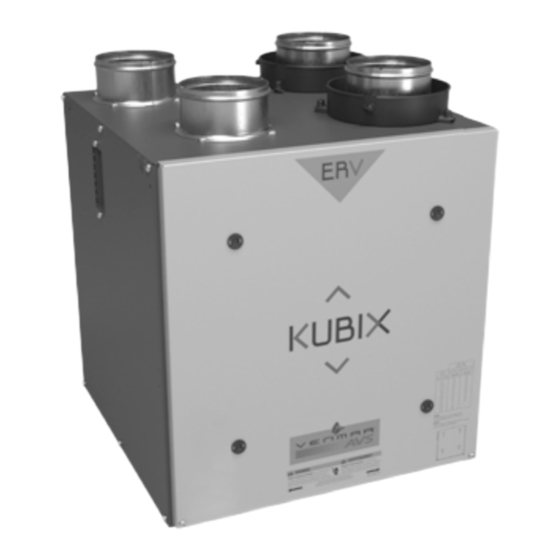 Venmar AVS Kubix VRC Plus Guide D'installation