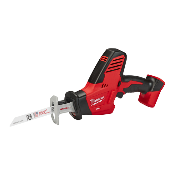 Milwaukee M18 HACKZALL 2625-20 Manuel De L'utilisateur