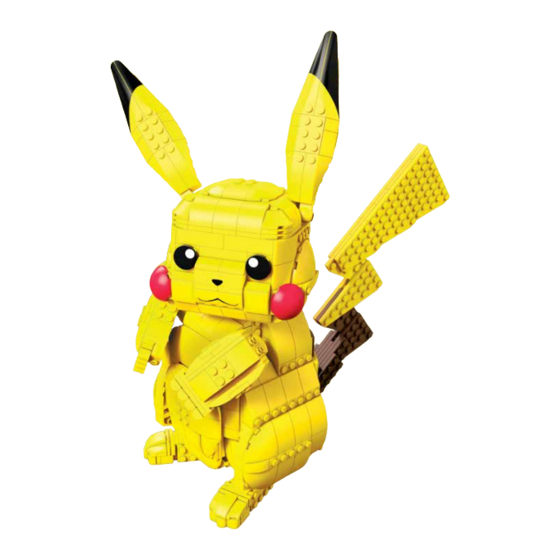 Mega Construx PoKeMoN PIKACHU GEANT FVK81 Manuels