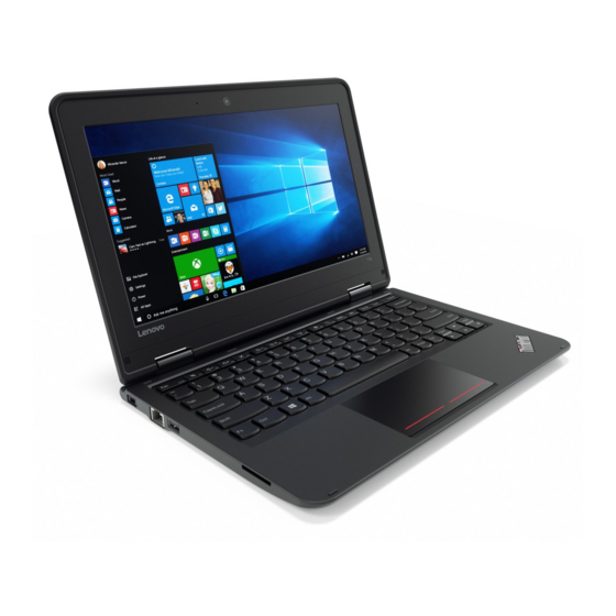 Lenovo ThinkPad 11e Chromebook Guide D'utilisation