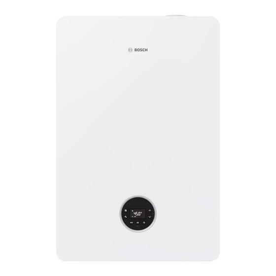 Bosch Condens 5300i WT Notice D'utilisation