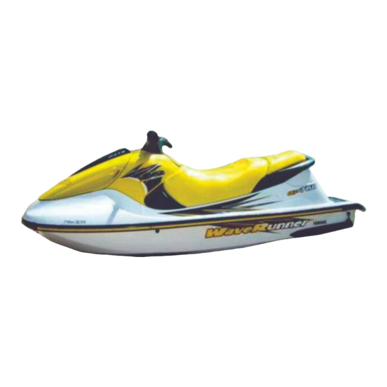 Yamaha WaveRunner GP760 2001 Manuels