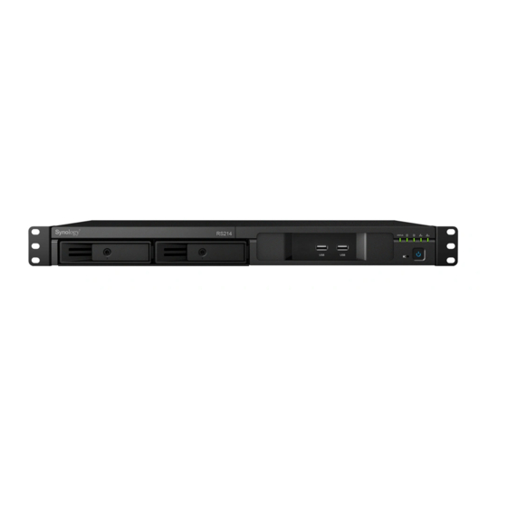 Synology RackStation RS214 Manuels