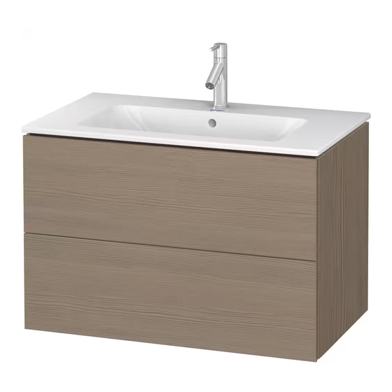 DURAVIT L-Cube LC 6243 Notice De Montage