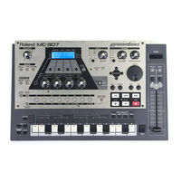 Roland Groovebox MC-307 Mode D'emploi