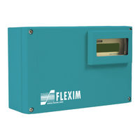 Flexim FLUXUS F502TE Mode D'emploi