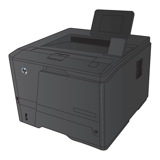 HP LASERJET PRO 400 M401nw Guide D'installation