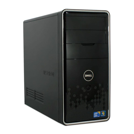 Dell Inspiron 580 Mode D'emploi