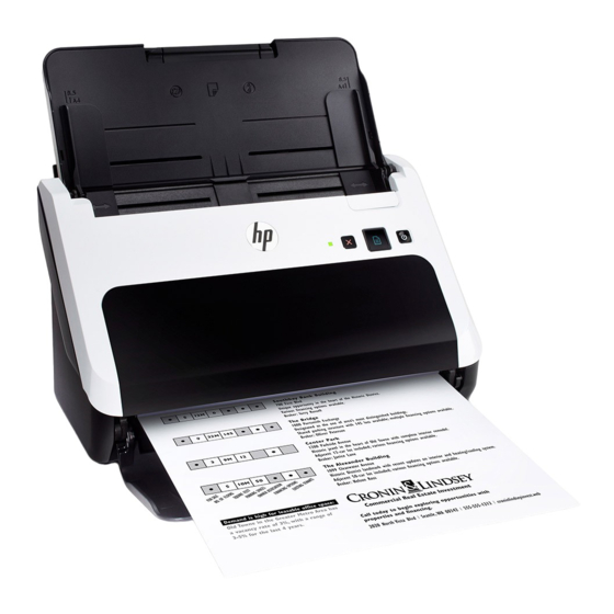 HP Scanjet Pro 3000 s2 Guide De L'utilisateur