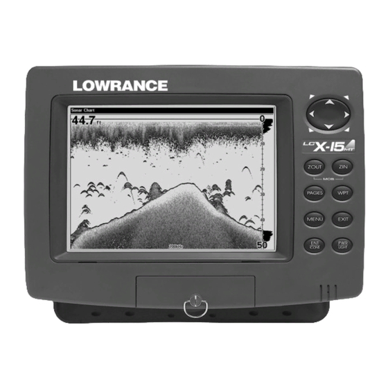 Lowrance LCX-15MT Manuels