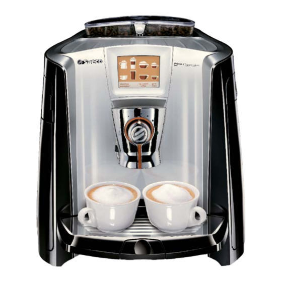 Philips Saeco PRIMEA DUO CAPPUCCINO Mode D'emploi