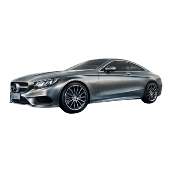 Mercedes-Benz AMG S 63 2015 Notice D'utilisation